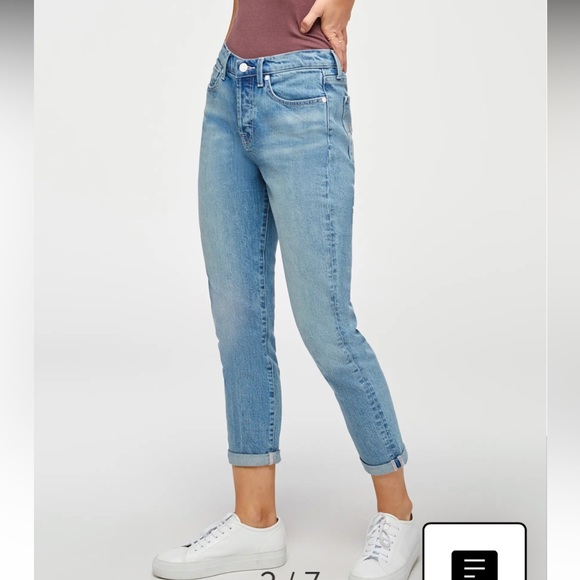 7 For All Mankind® Josefina High Waist Boyfriend Jeans (Ventana) Size 31 - Picture 6 of 15